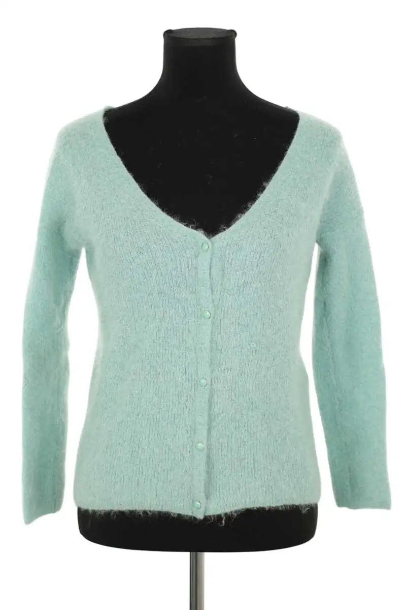 Cardigan Sézane Bleu en Laine, taille XS - Seconde Main