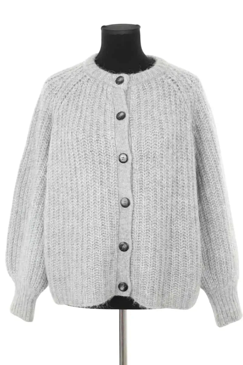 Cardigan Sézane Gris en Laine, taille M - Seconde Main