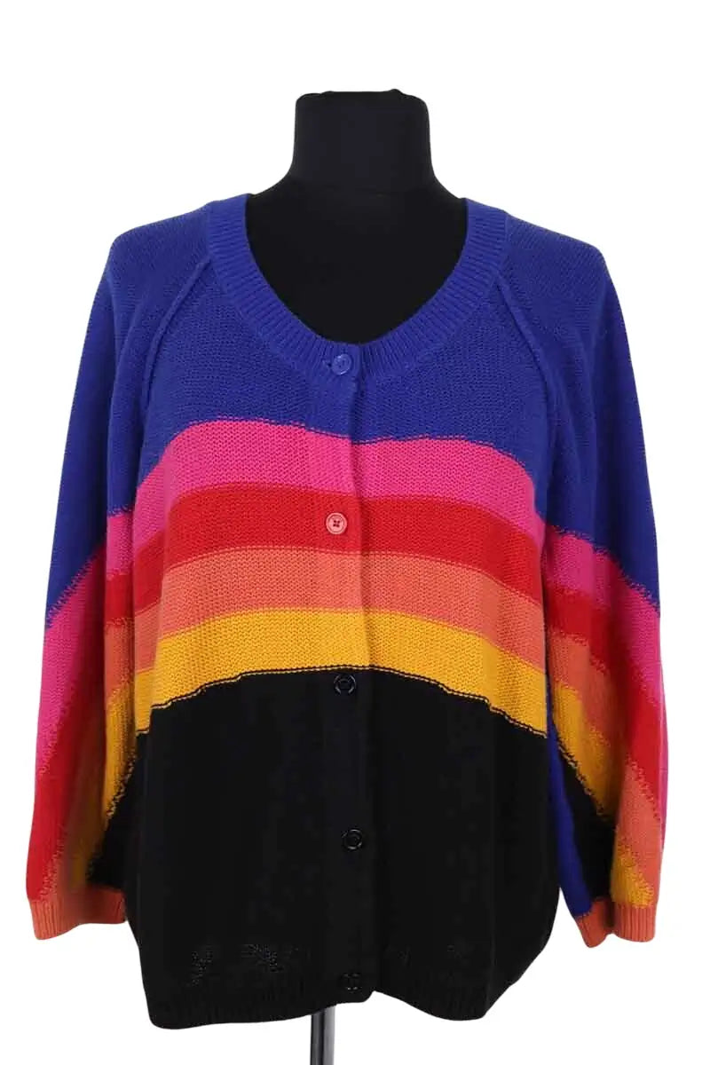 Cardigan Sonia Rykiel Multicolore en Coton, taille L - Seconde Main