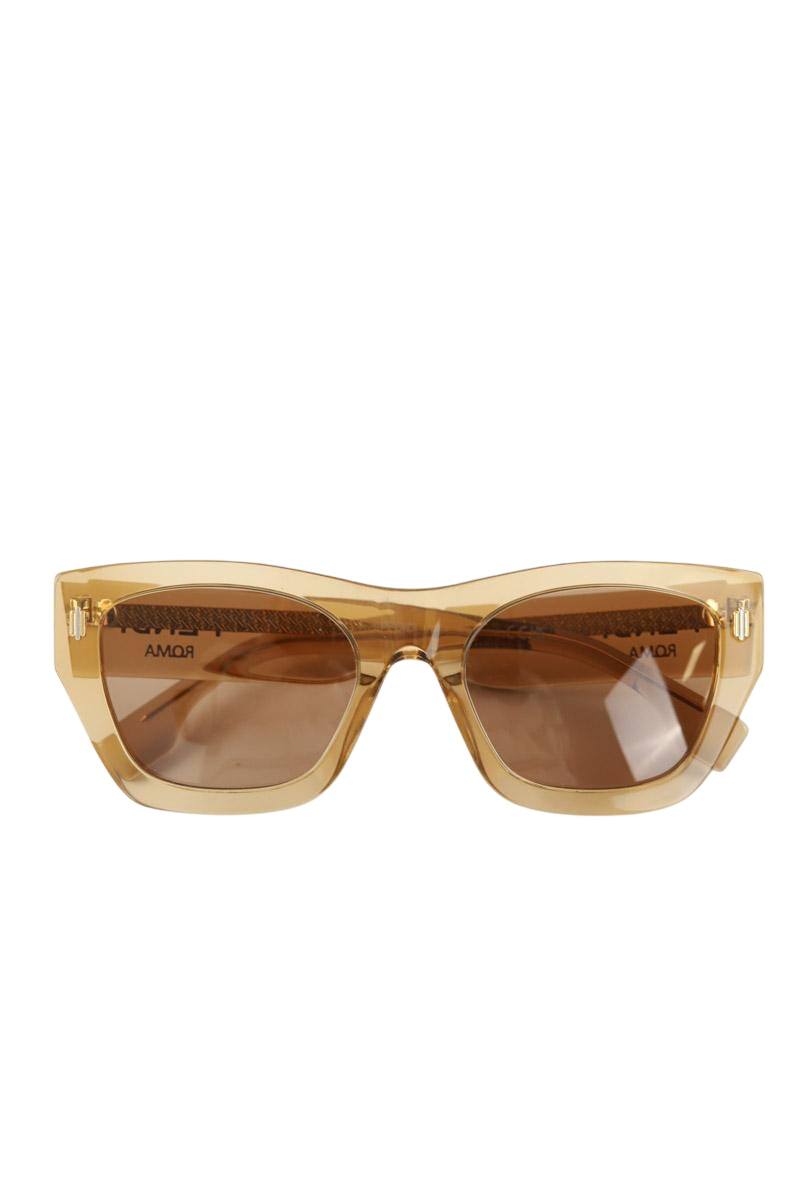 Lunettes de soleil Fendi Marron