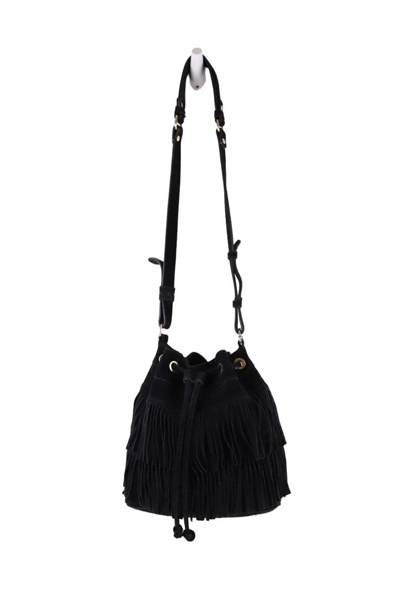 Sac à bandoulière en daim - Main Image