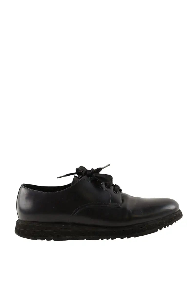 Chaussures à lacets Prada Noir en Cuir, taille 42 - Seconde Main