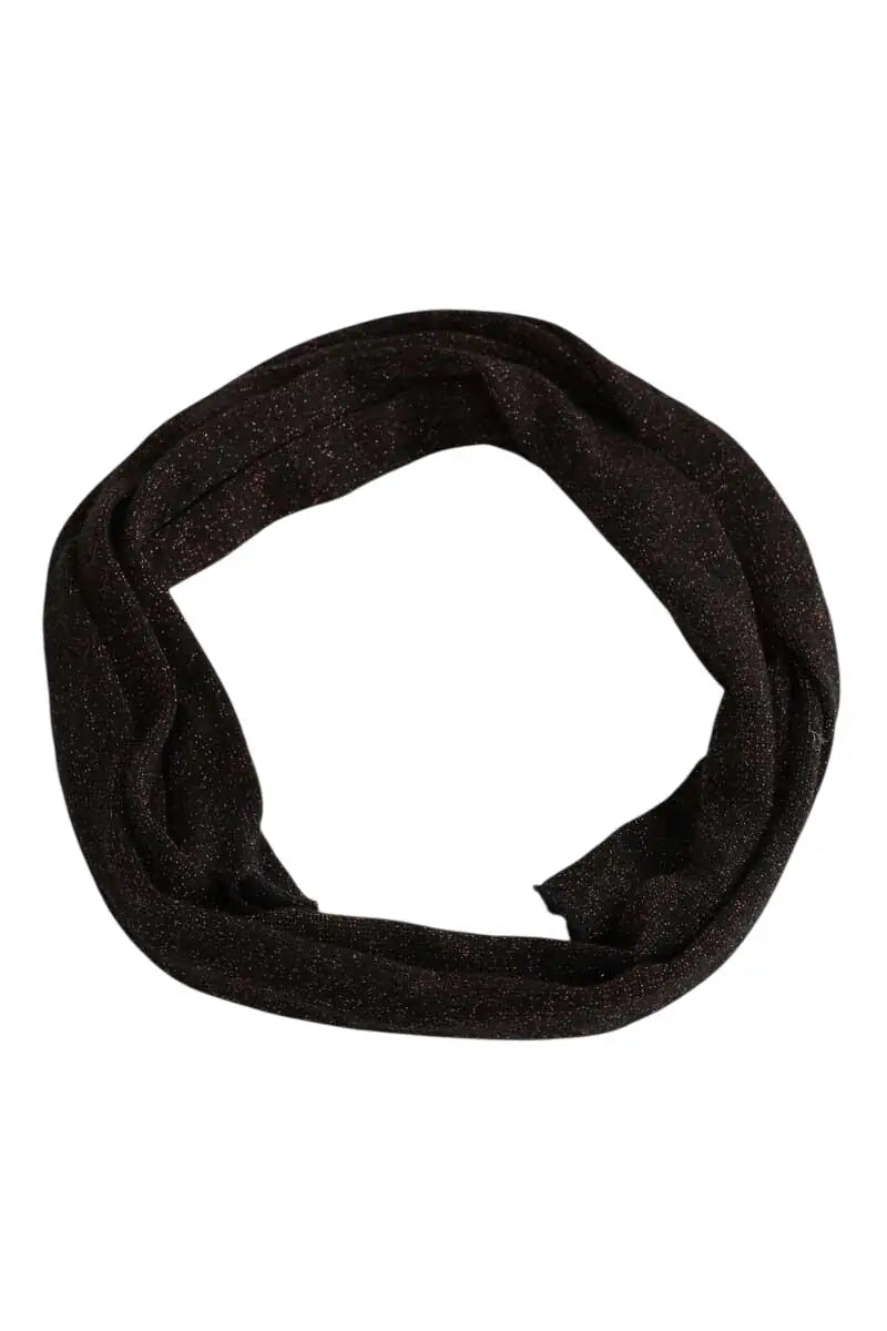 Chèche Maje Noir en Coton - Seconde Main