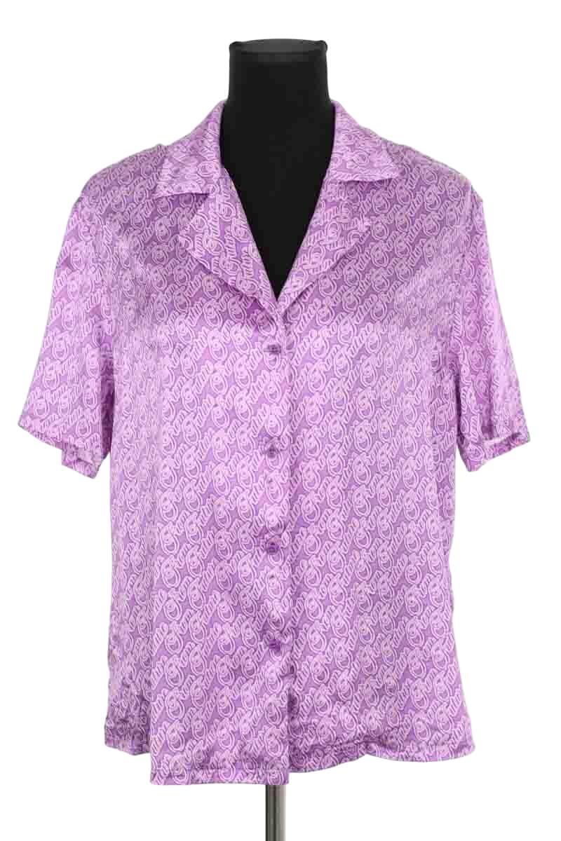 Chemise From Future Violet en Soie, taille XS - Seconde Main