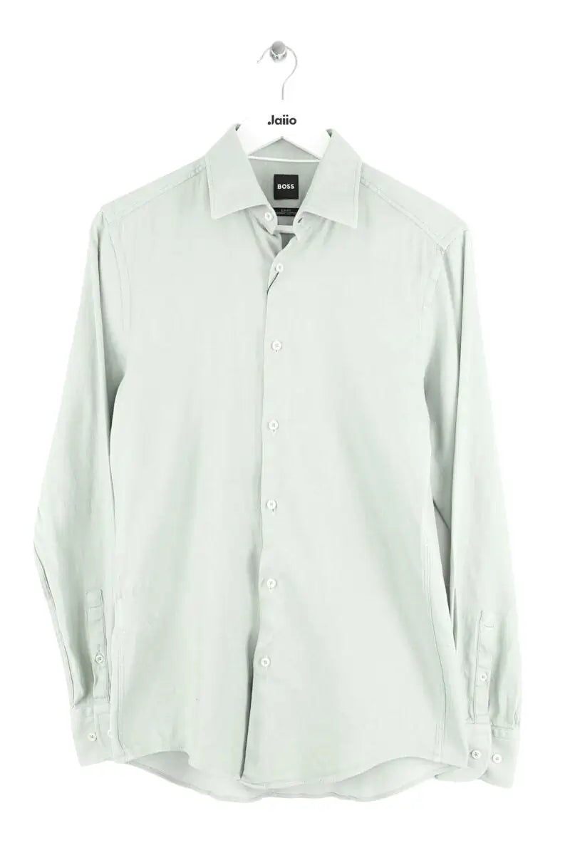 Chemise Hugo Boss Vert en Coton, taille M - Seconde Main