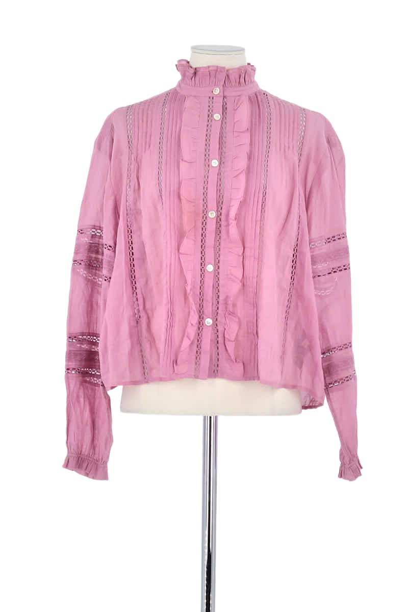 Chemise Isabel Marant Étoile Rose en Coton, taille S - Seconde Main