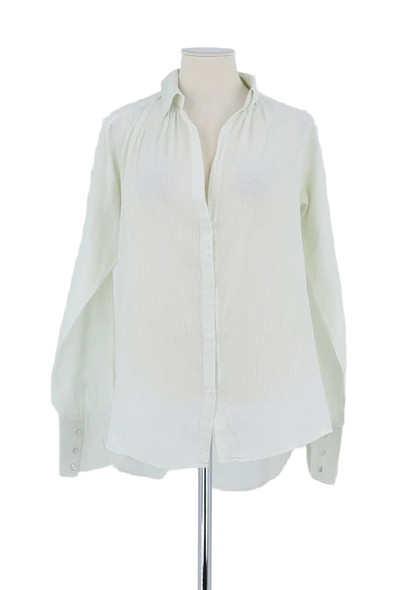 Chemise Maje Blanc en Coton, taille M - Seconde Main