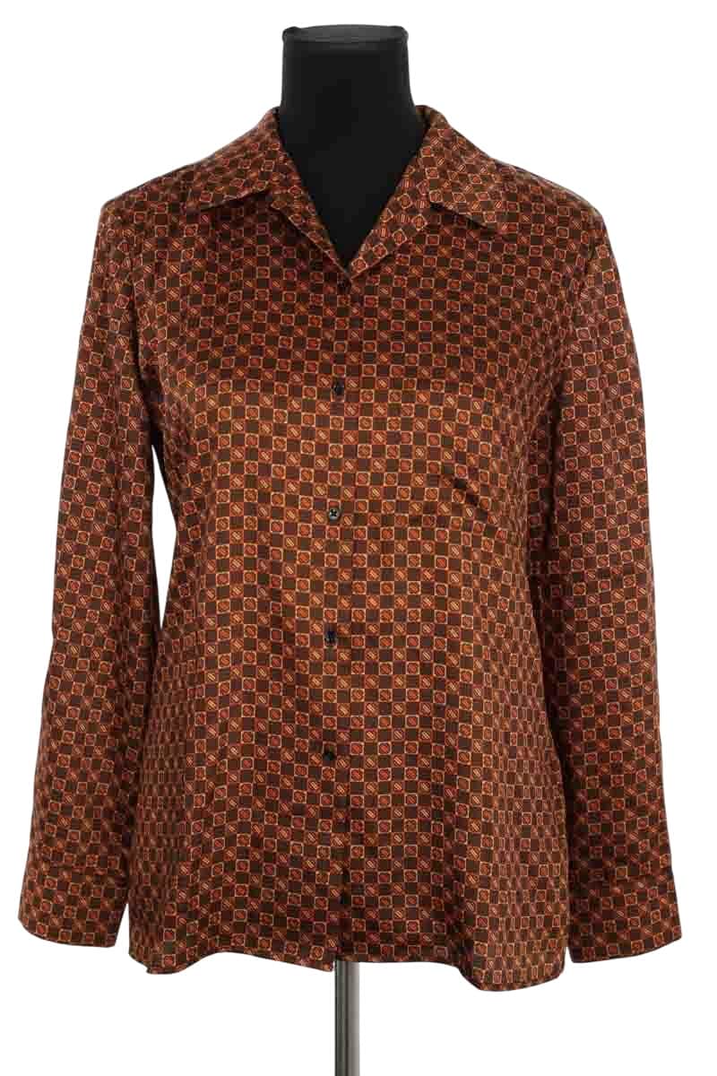 Chemise Maje Mini clover Marron en Polyester, taille S - Seconde Main