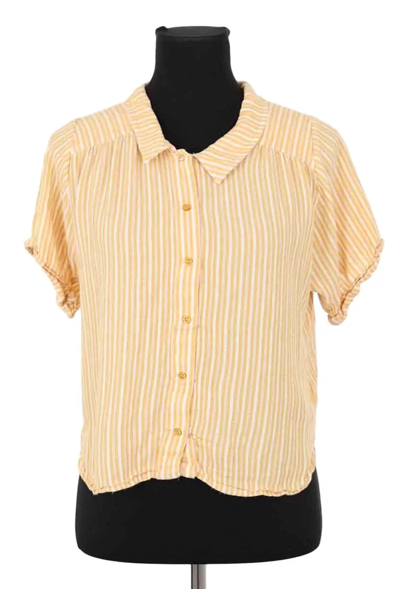 Chemise Sessun Jaune en Viscose, taille XS - Seconde Main