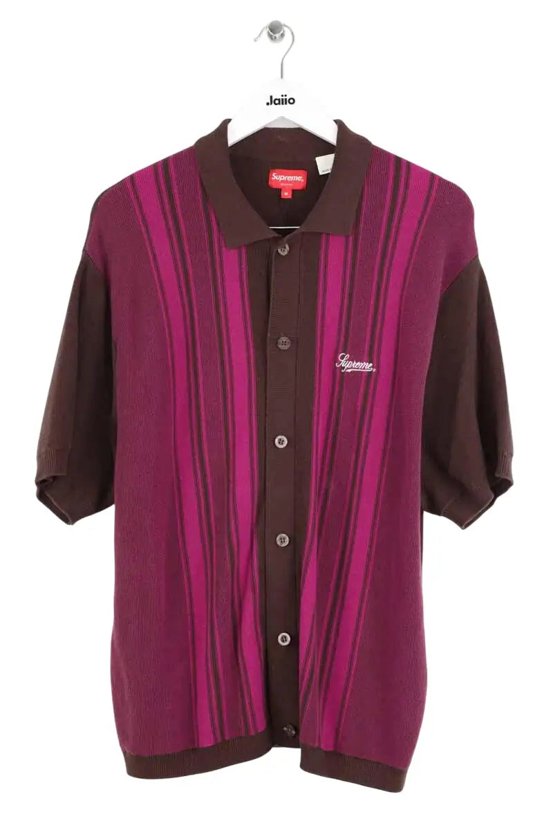 Chemise Supreme Marron en Coton, taille M - Seconde Main