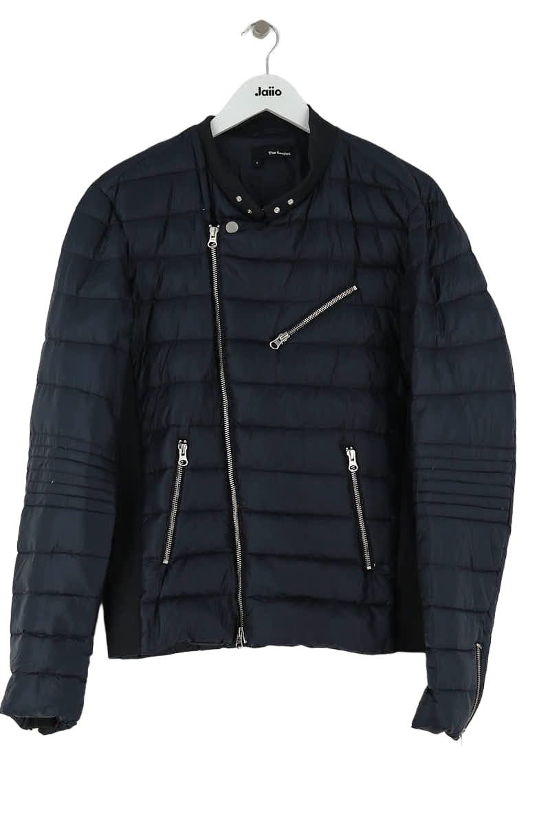 Doudoune The Kooples Marine en Synthétique, taille L - Seconde Main