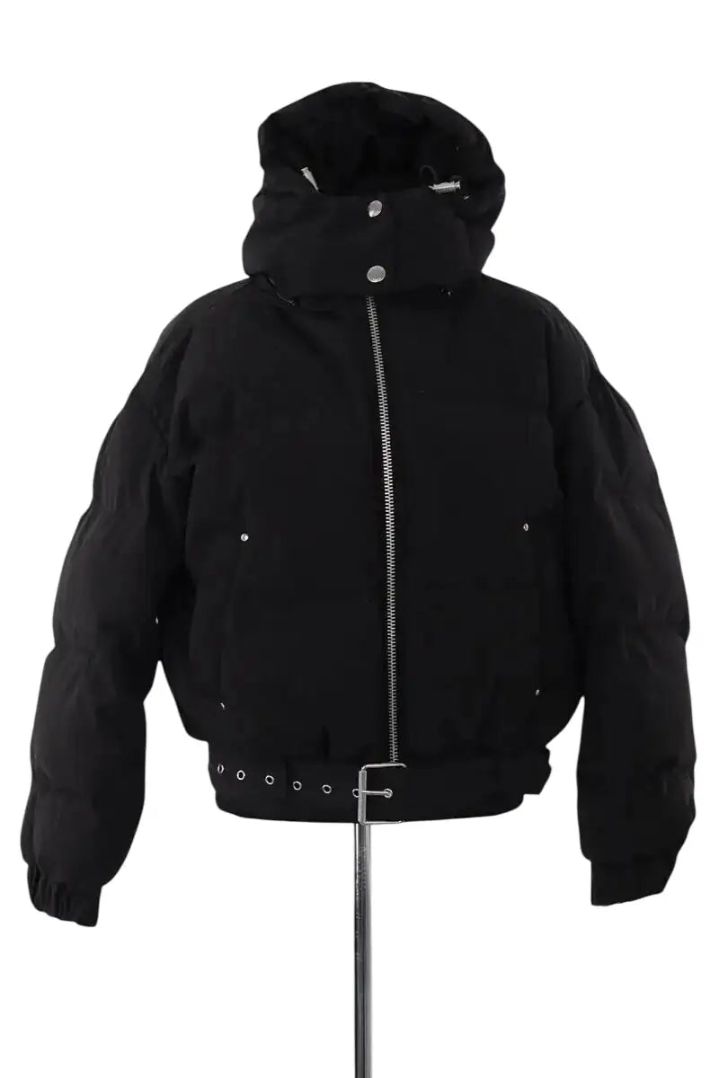 Doudoune The Kooples Noir en Synthétique, taille XS - Seconde Main