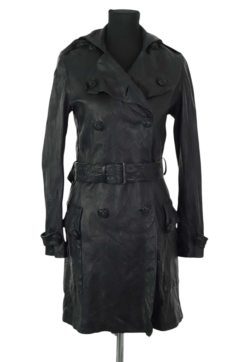 Manteau Balmain Femme - Taille 44 - Mauve, Doublure Fausse Fourrure - Occasion Très Bon état