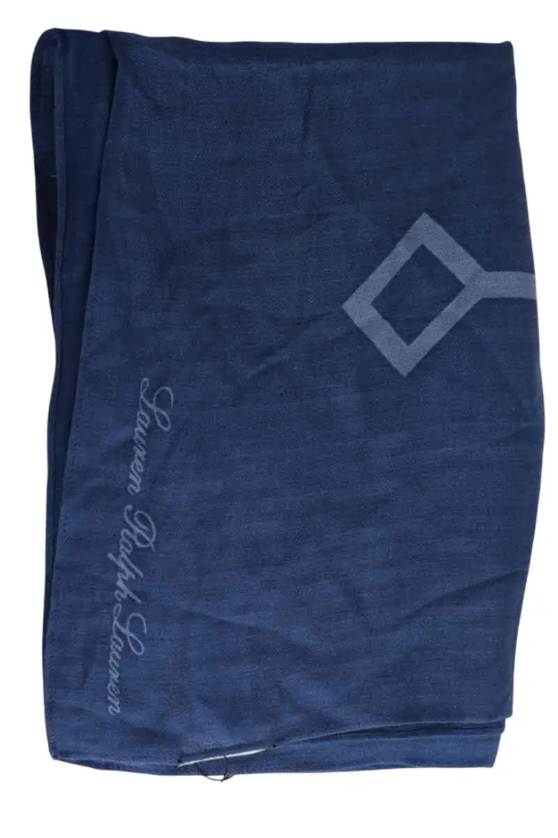 Écharpe Ralph Lauren Bleu en Laine - Seconde Main