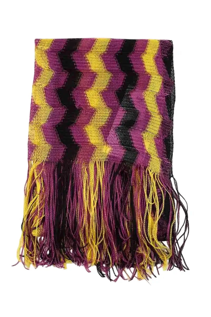 Étole Missoni Violet en Synthétique - Seconde Main