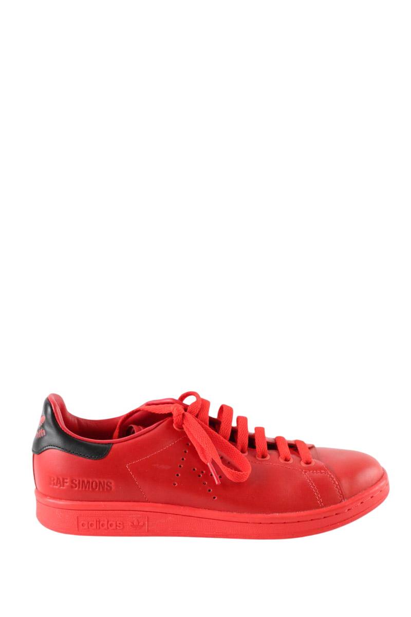 Baskets Stan Smith en cuir rouges
