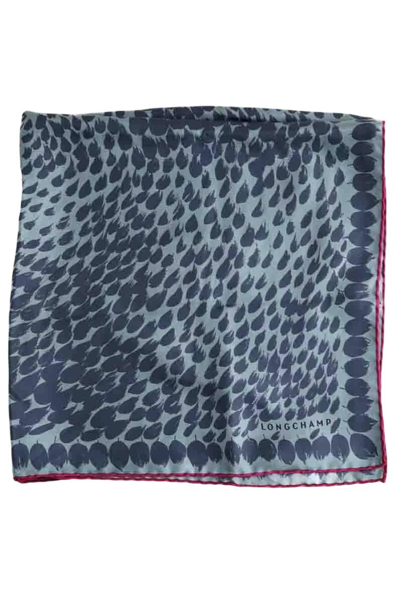 Carré Longchamp Bleu