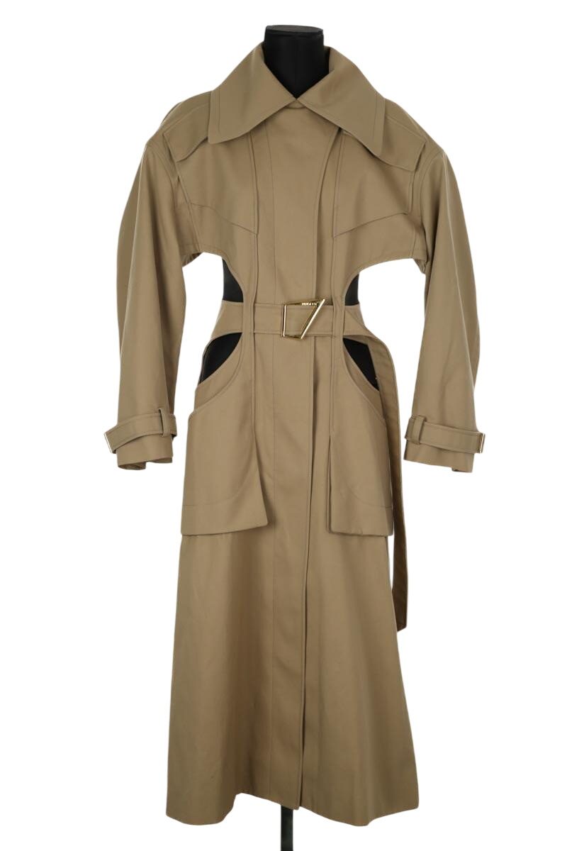 Trench-coats Mugler Beige