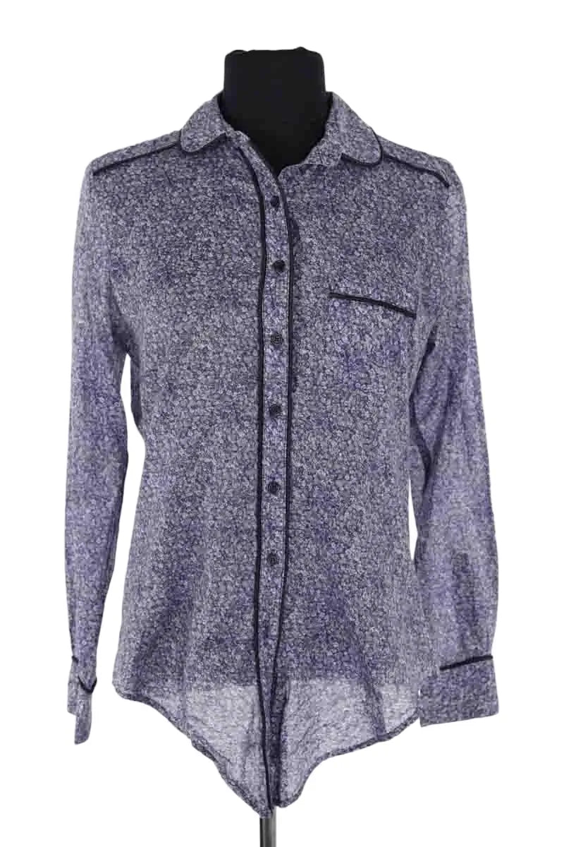 Chemise The Kooples Bleu en Synthétique, taille S - Seconde Main