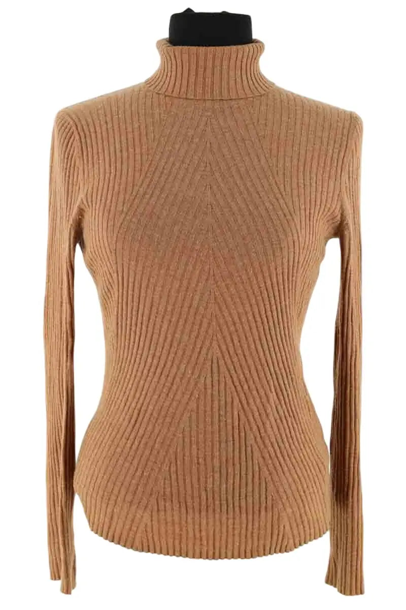 Pull Maje Marron en Synthétique, taille S - Seconde Main