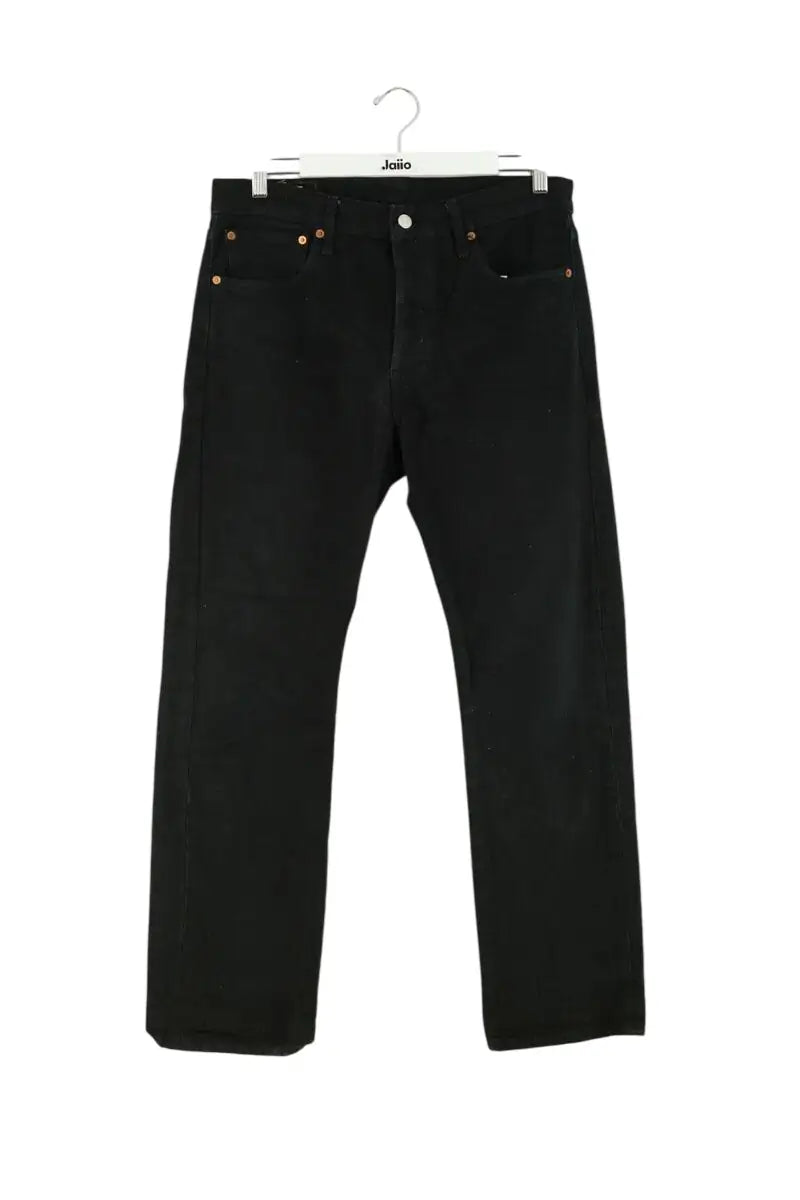 Jean droit Levi's 501 Noir en Coton, taille M - Seconde Main