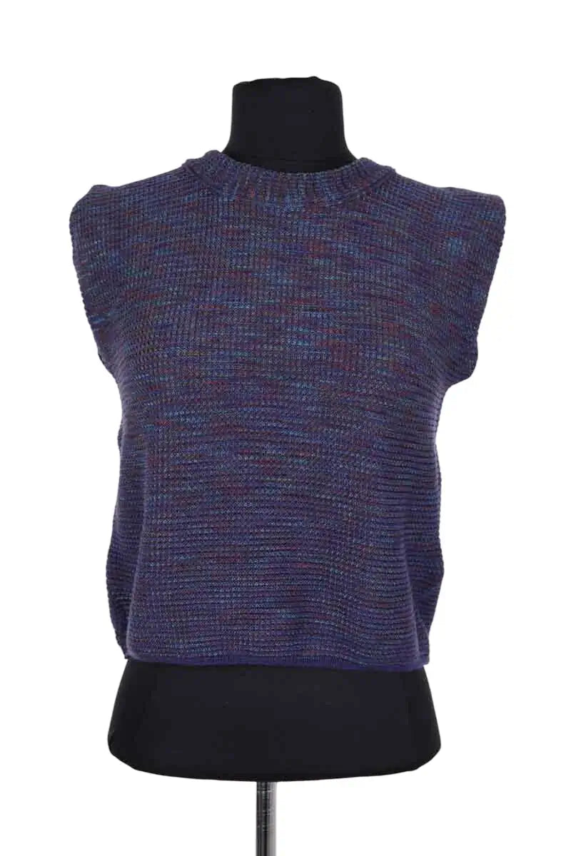Pull sans manches Molli Marine en Viscose, taille S - Seconde Main