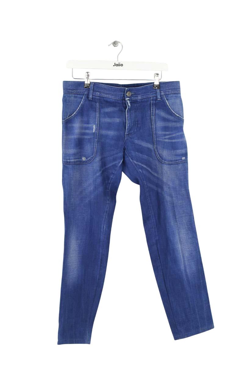 Jean droit Dolce & Gabbana Bleu