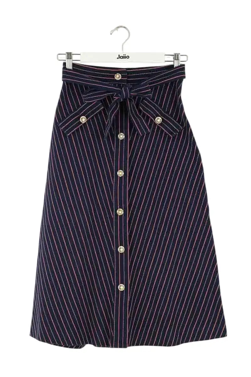 Jupe Maje Marine en Coton, taille S - Seconde Main