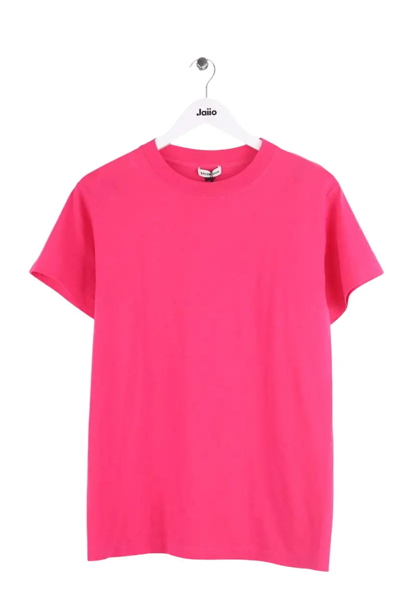 T-shirt Balenciaga Rose en Coton, taille XS - Seconde Main