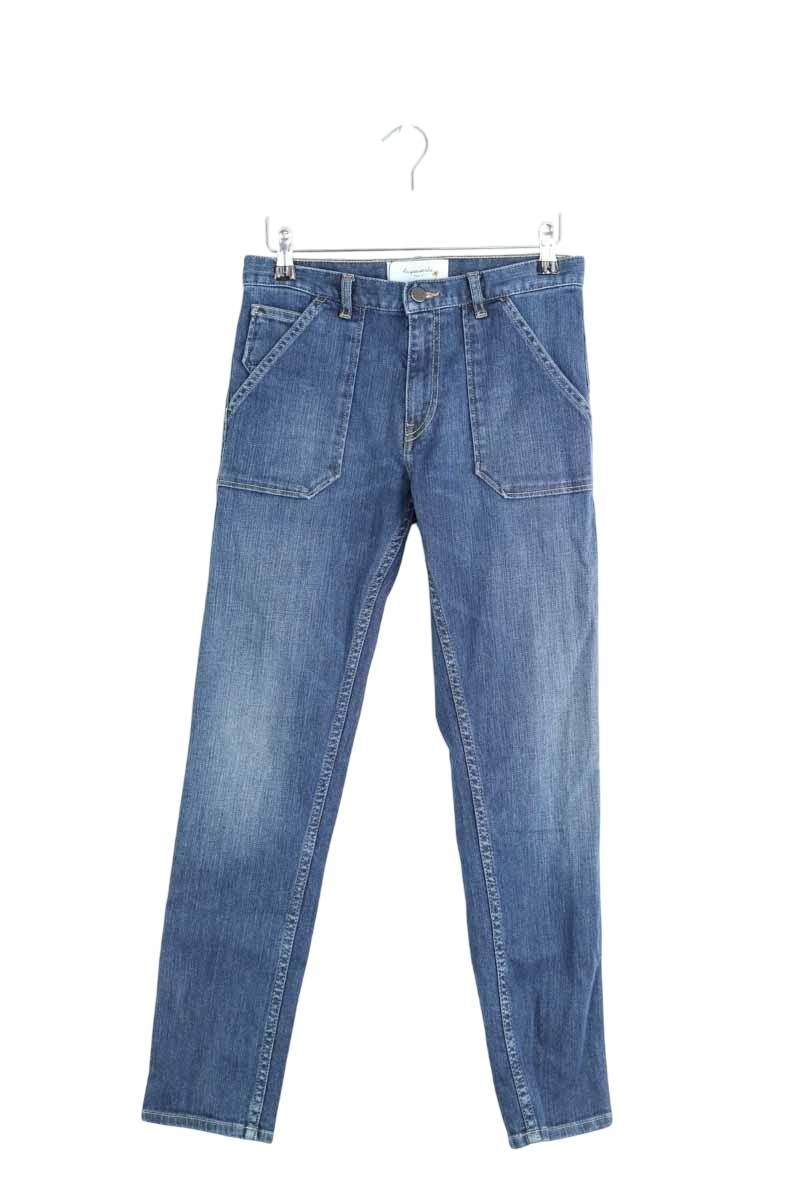 Jean droit Acquaverde Bleu