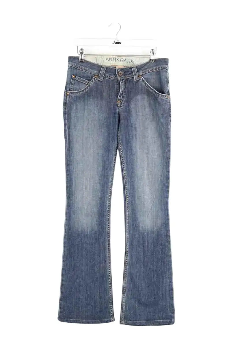 Jean droit Antik Batik Marine en Coton, taille L - Seconde Main