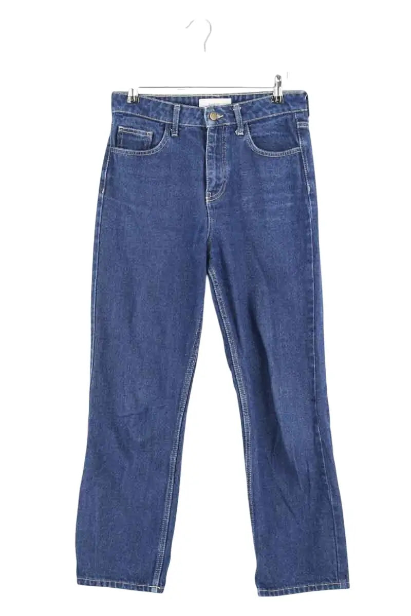 Jean droit Ba&Sh Bleu en Coton, taille XS - Seconde Main