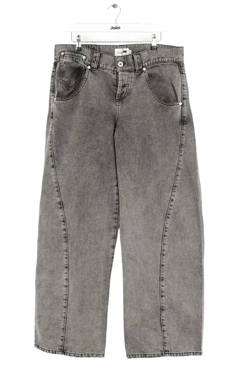 Jean droit Vaquera Gris en Coton, taille XXL - Seconde Main