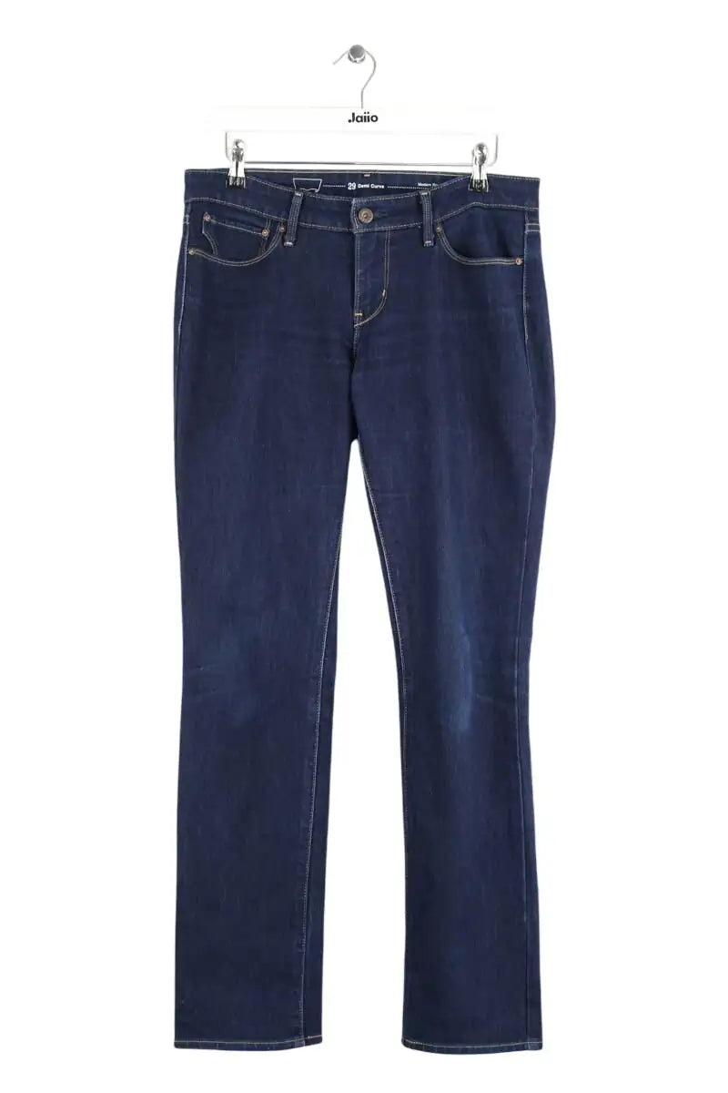 Jean slim Levi's modern rise straight Marine en Coton - élasthanne, taille L - Seconde Main