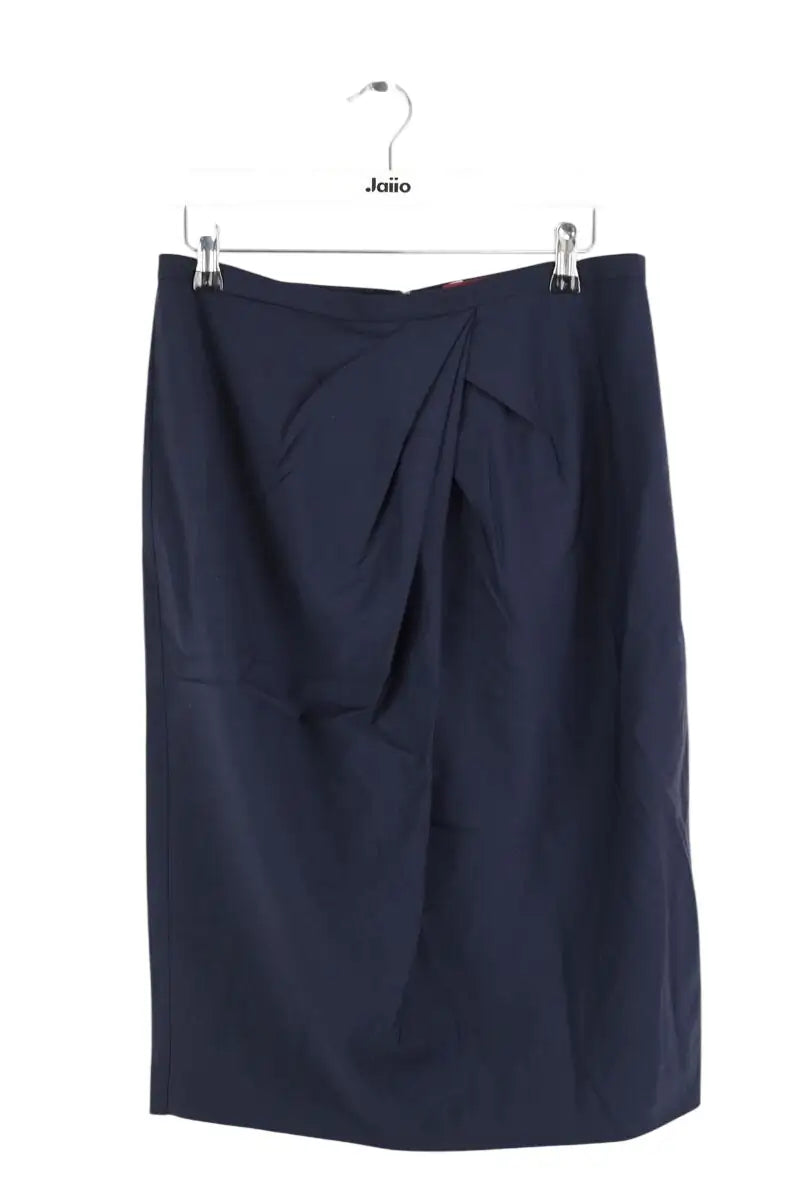 Jupe Max Mara Marine en Laine, taille XL - Seconde Main