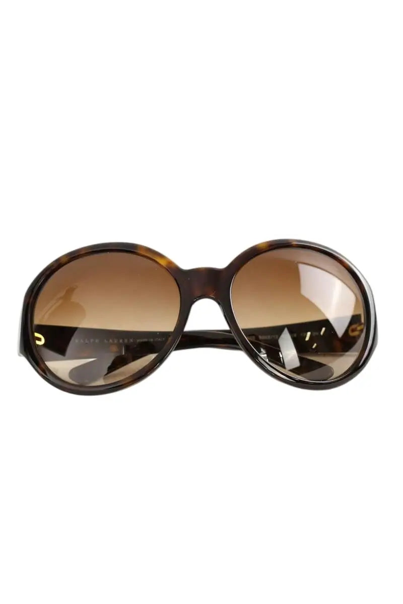 Lunettes de soleil Ralph Lauren Marron en Métal - Seconde Main