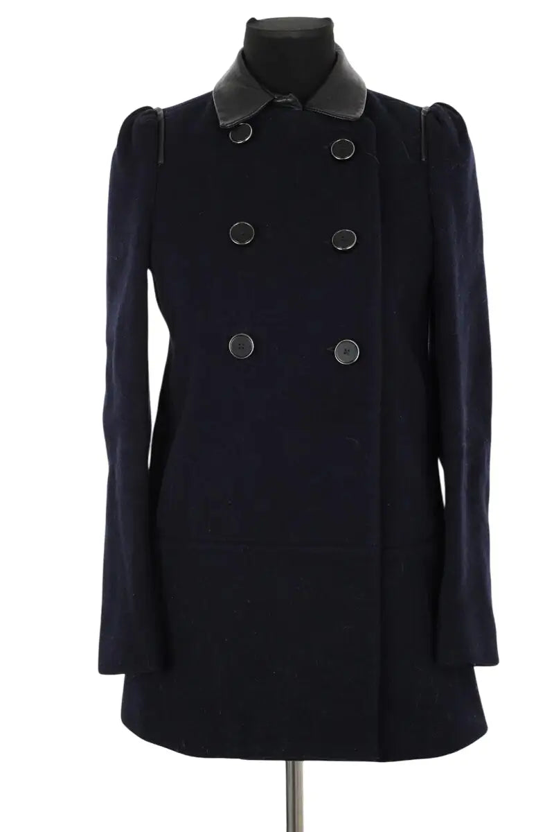 Manteau Maje Bleu