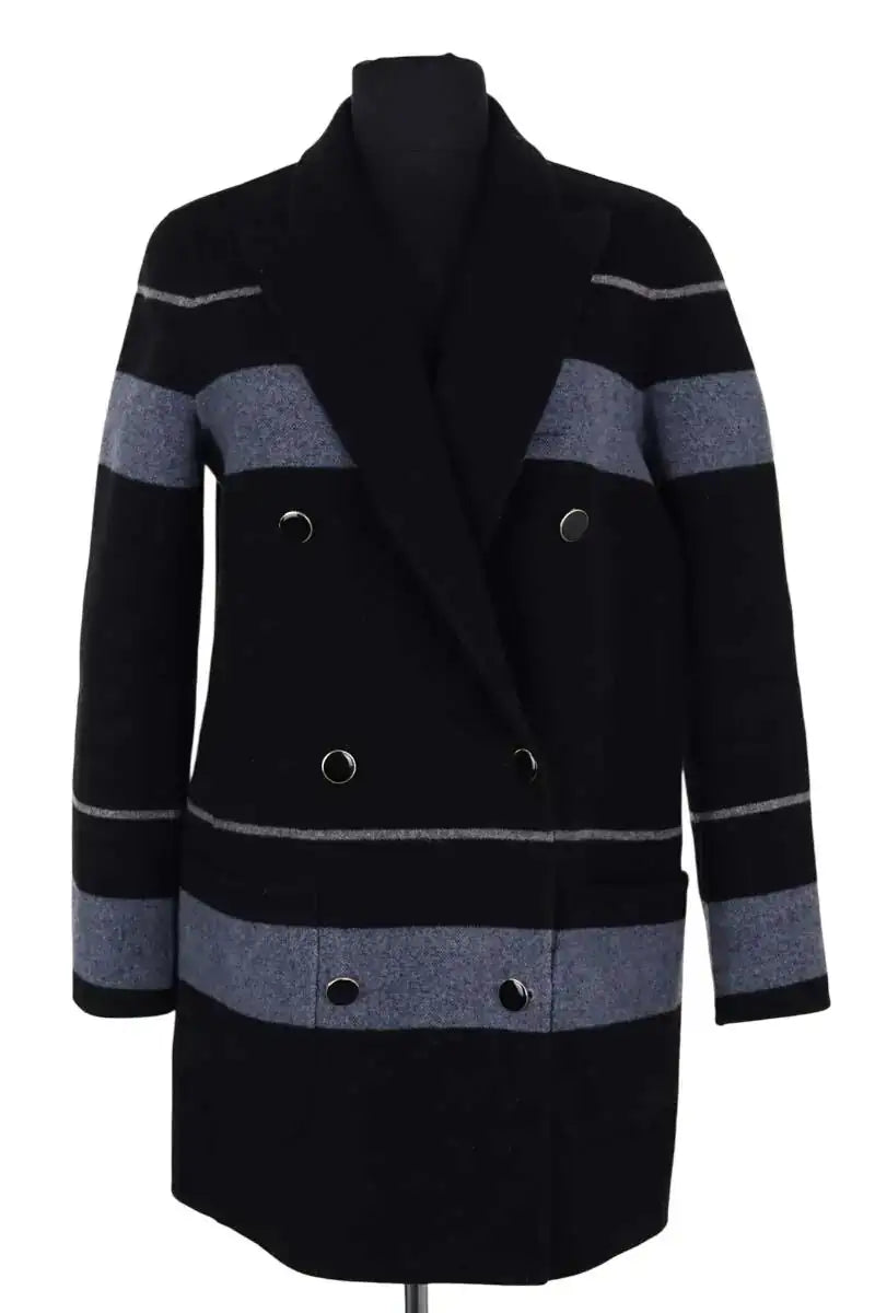 Manteau Emporio Armani Noir en Laine