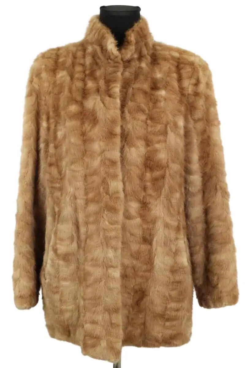 Manteau Other Brand Marron en Fourrure, taille M - Seconde Main