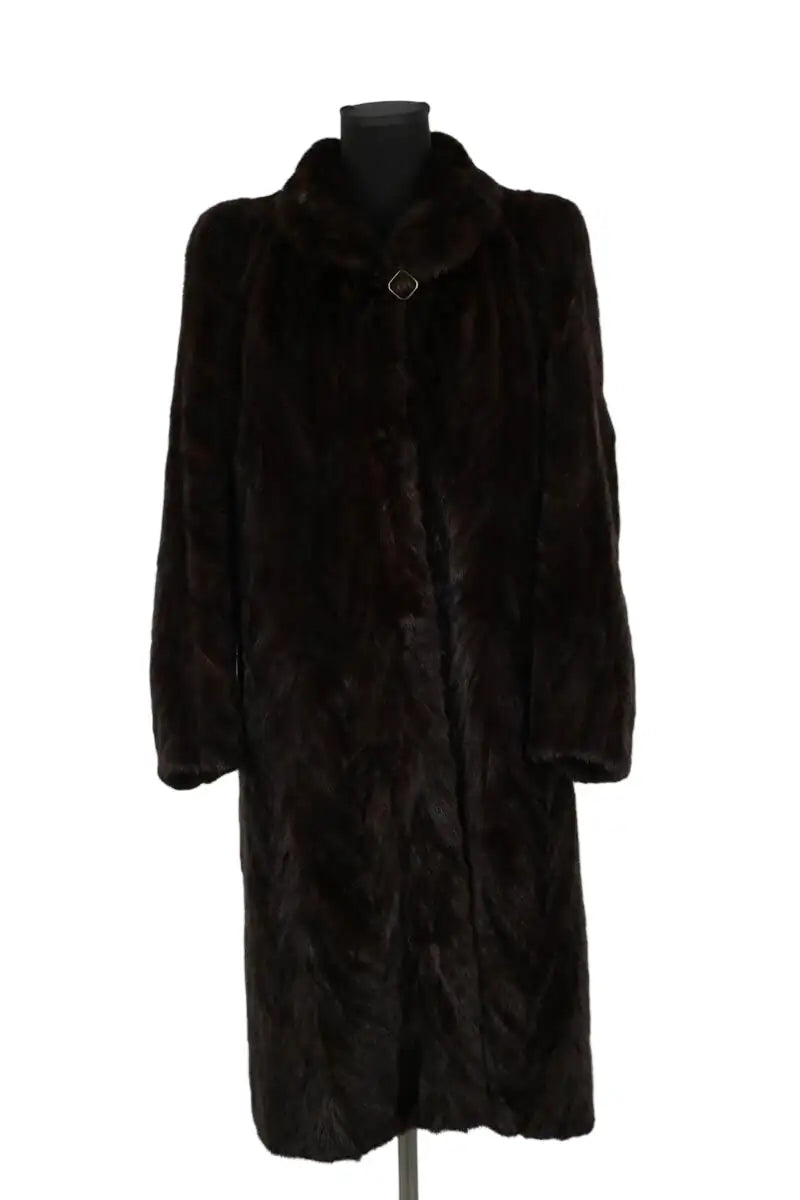 Manteau Other Brand Marron en Fourrure, taille M - Seconde Main