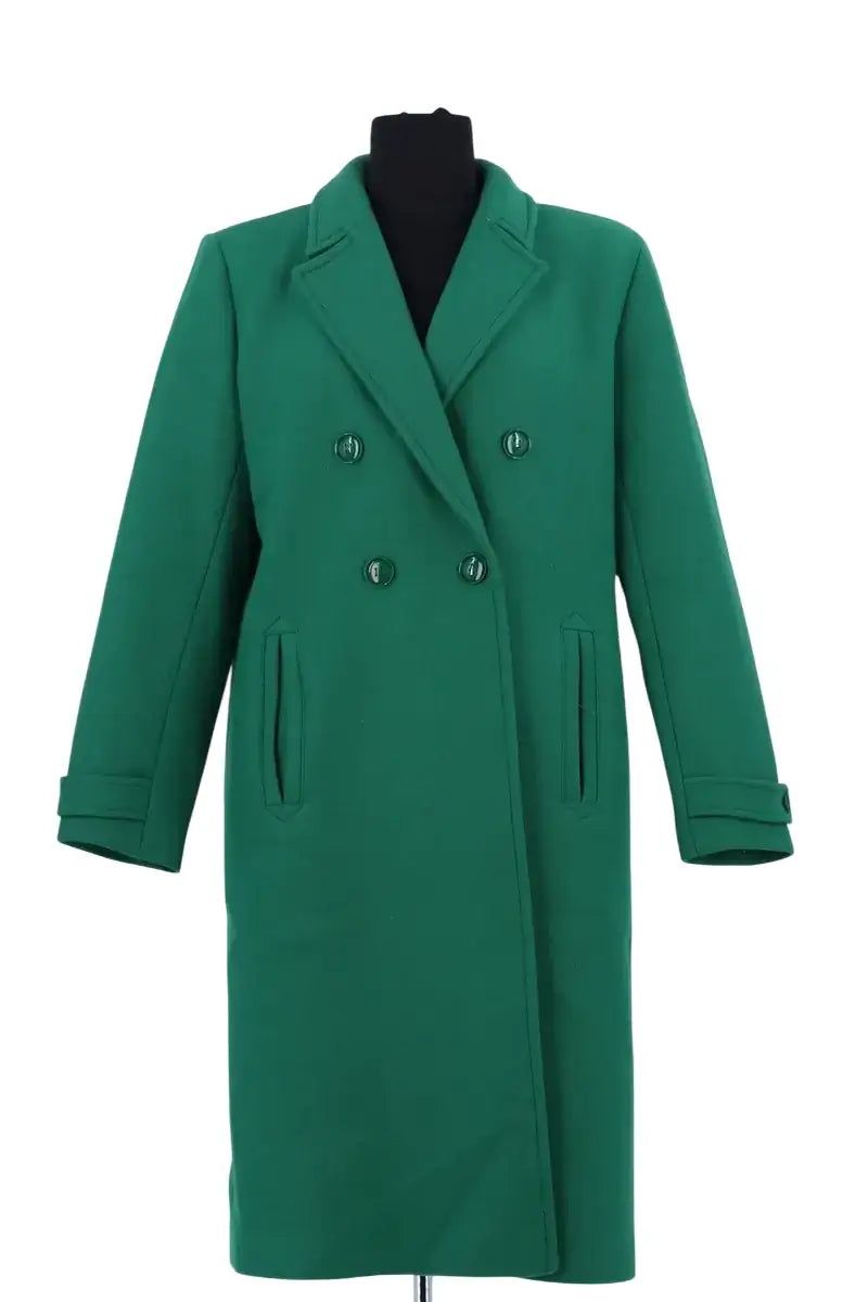 Manteau Tara Jarmon Vert en Laine, taille M - Seconde Main