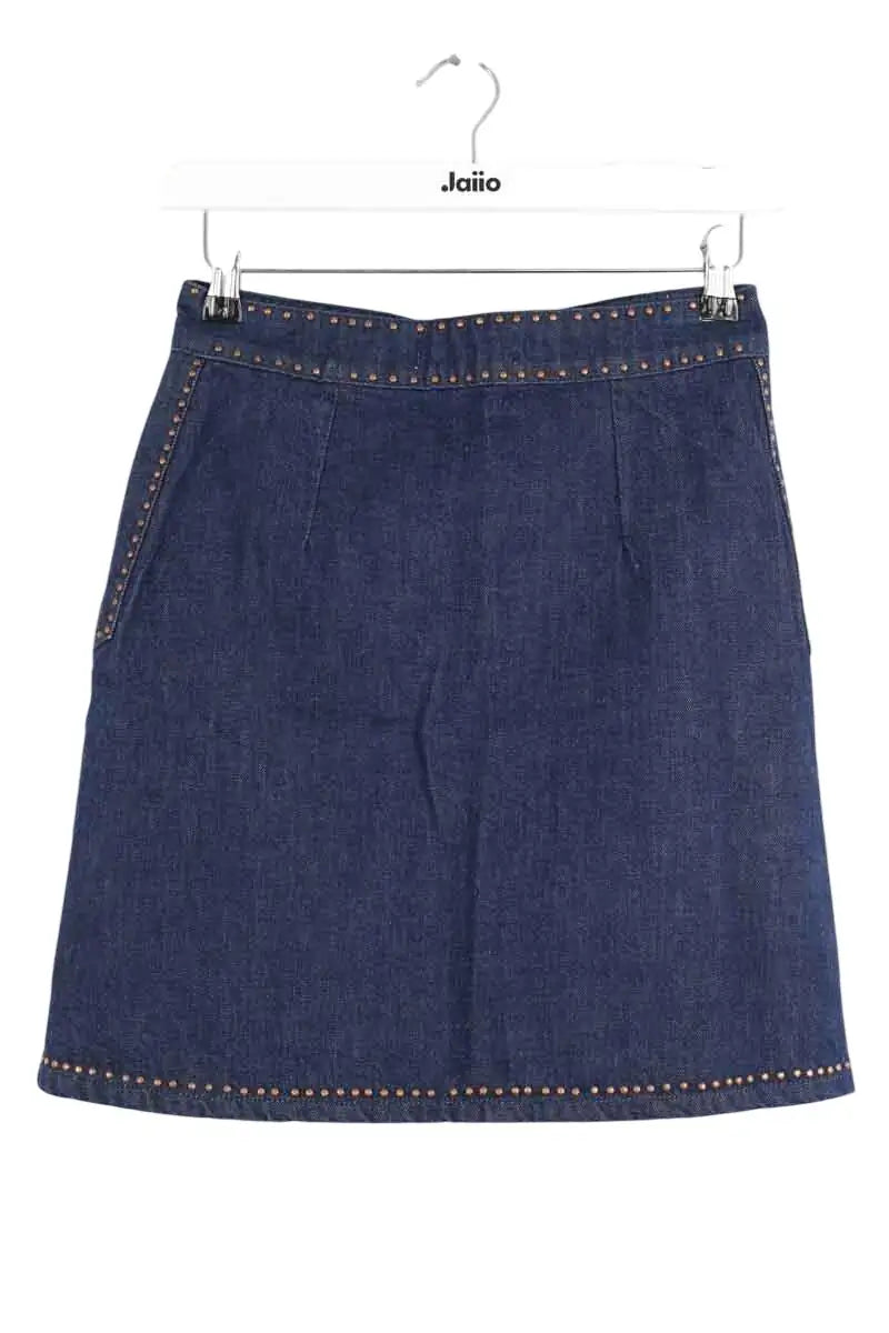 Mini-jupe Falmer En Sergé Bleu Marine, Taille 12 – Neuf Avec étiquettes