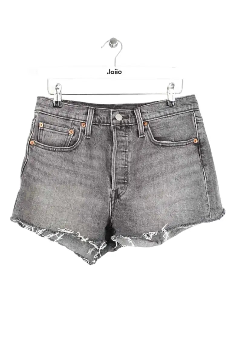 Mini short Levi's 501 Gris en Coton, taille M - Seconde Main