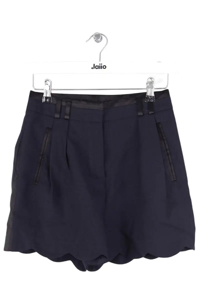 Mini short The Kooples Noir en Laine, taille XS - Seconde Main