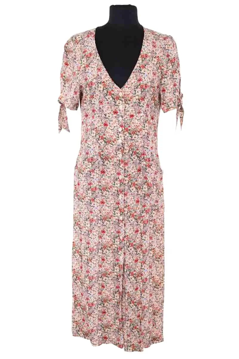 Robe Rouje Rose en Viscose, taille M - Seconde Main