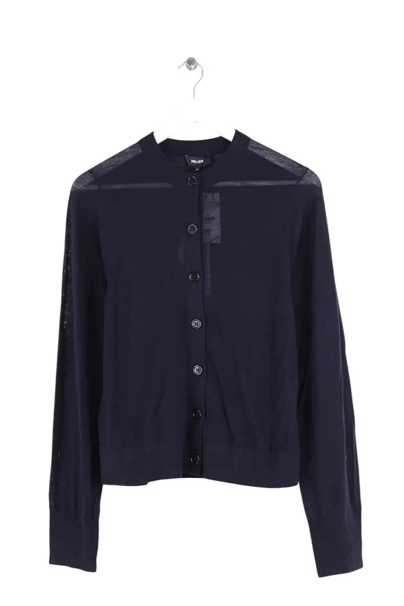Cardigan ME + EM Bleu en Laine, taille M - Seconde Main