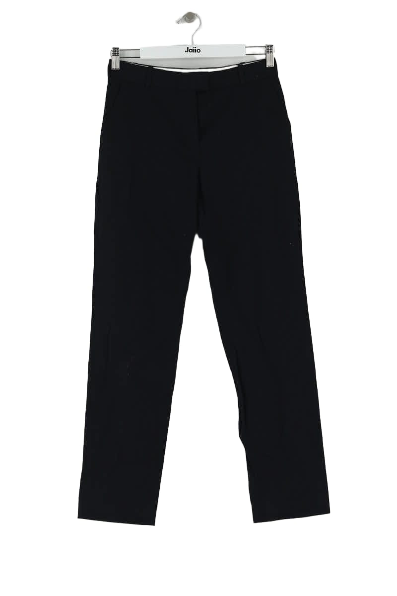 Pantalon droit Joseph Marine en Laine, taille S - Seconde Main
