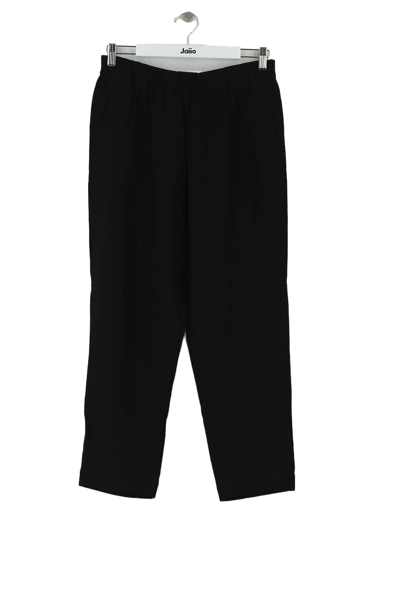 Pantalon droit Sézane Noir en Viscose, taille XL - Seconde Main