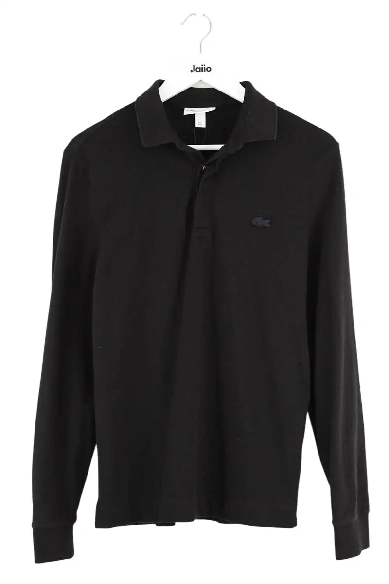 Polo Lacoste Noir en Coton, taille L - Seconde Main