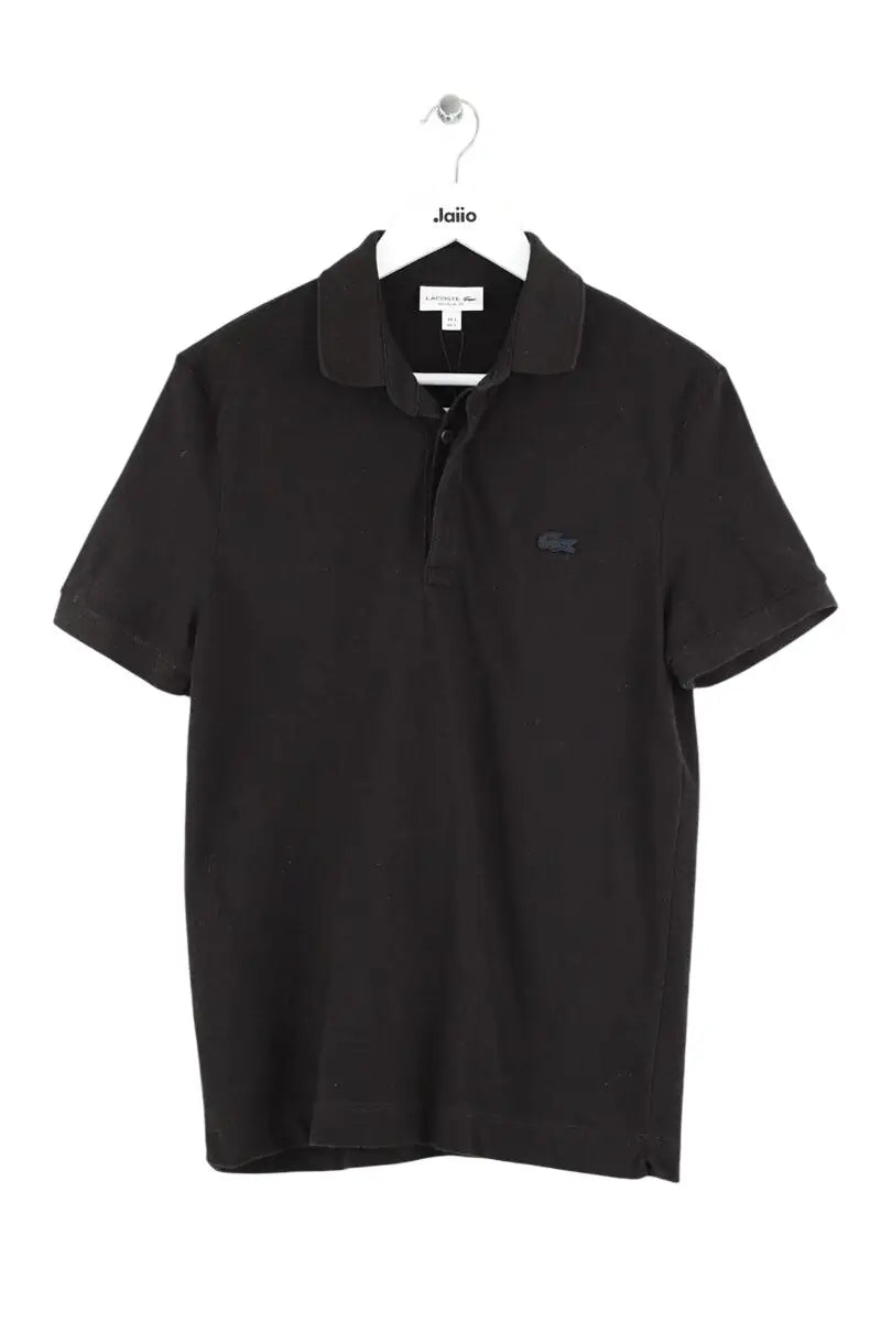 Polo Lacoste Noir en Coton, taille L - Seconde Main